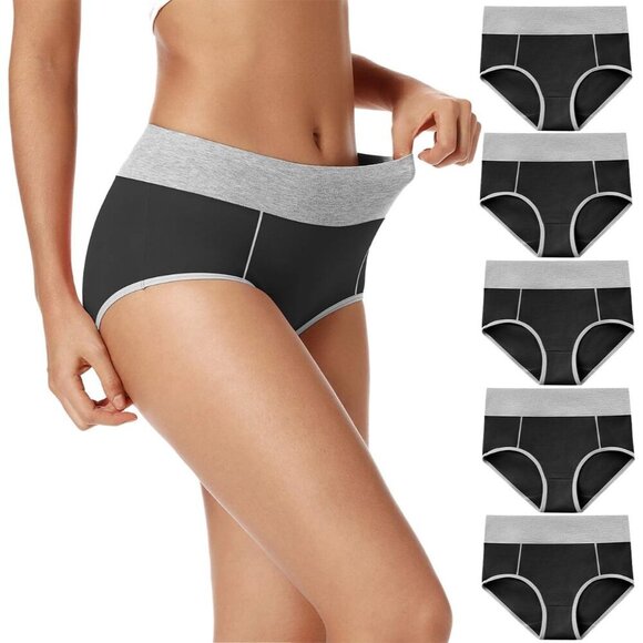 Other - Women's Cotton High Waist Briefs Soft Breathable Full Coverage Underwear